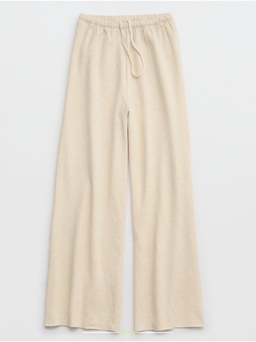 OFFLINE by Aerie OTT Fleece Super Wide Leg Pant - Heather Frost